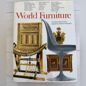 World Furniture Illustrated Coffee Table Book w Color illustrations - 1973